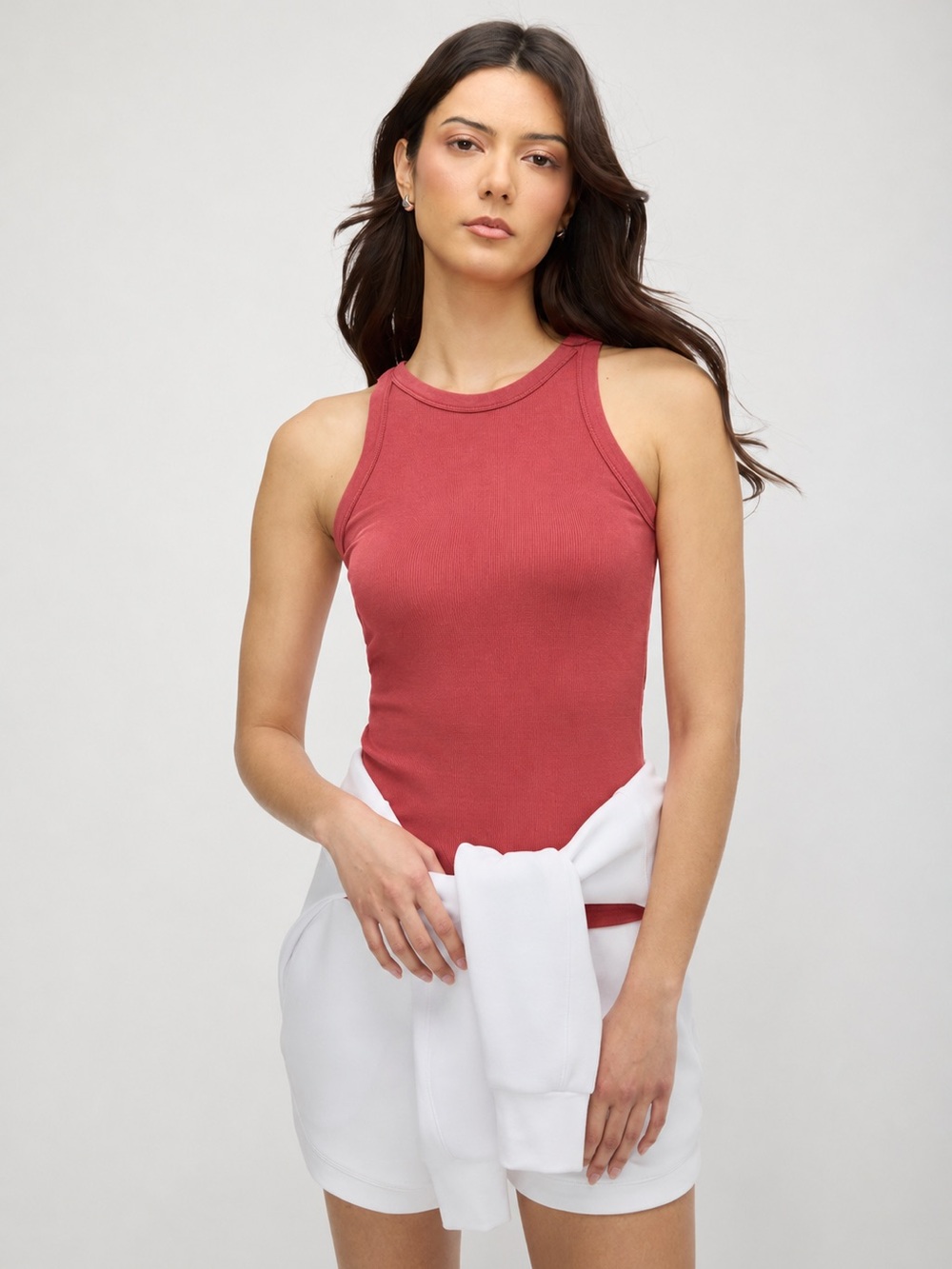 Kit and Ace Cyprus Highneck Rib Tank